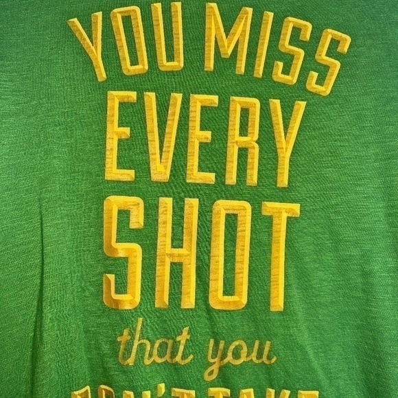 Basketball Youth T-Shirt “You Miss Every Shot that you Don’t Take” Long Sleeve - Picture 3 of 4